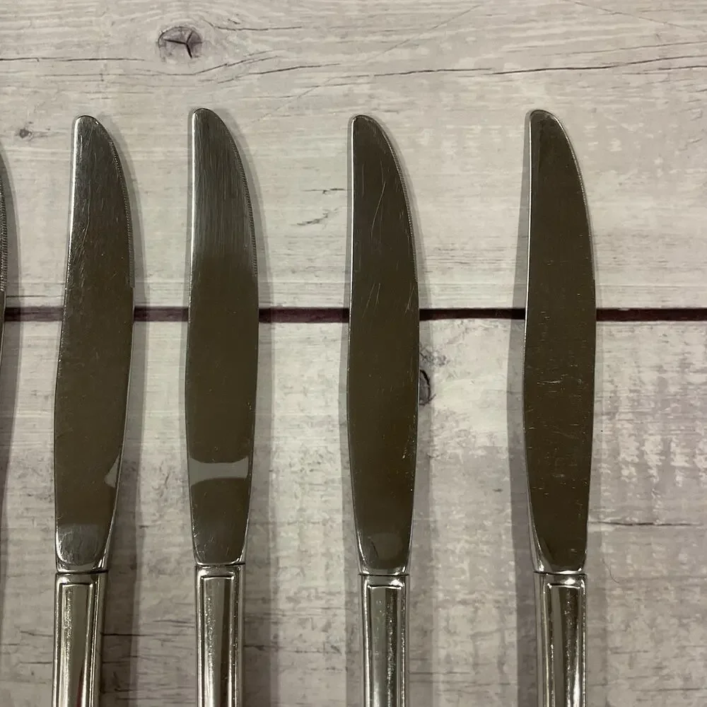 Oneida BANCROFT‎ Stainless Steel Flatware Set Of 7 Dinner Knives